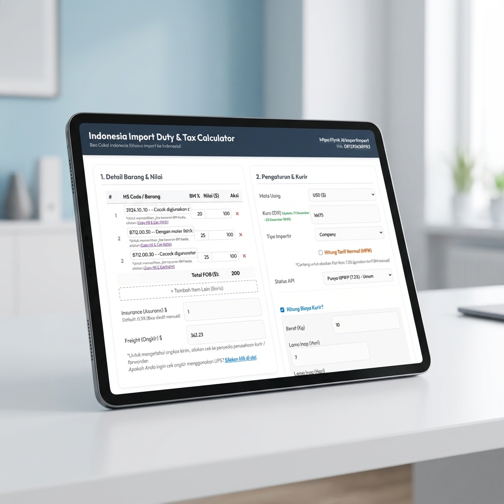 Duty & Tax Calculator