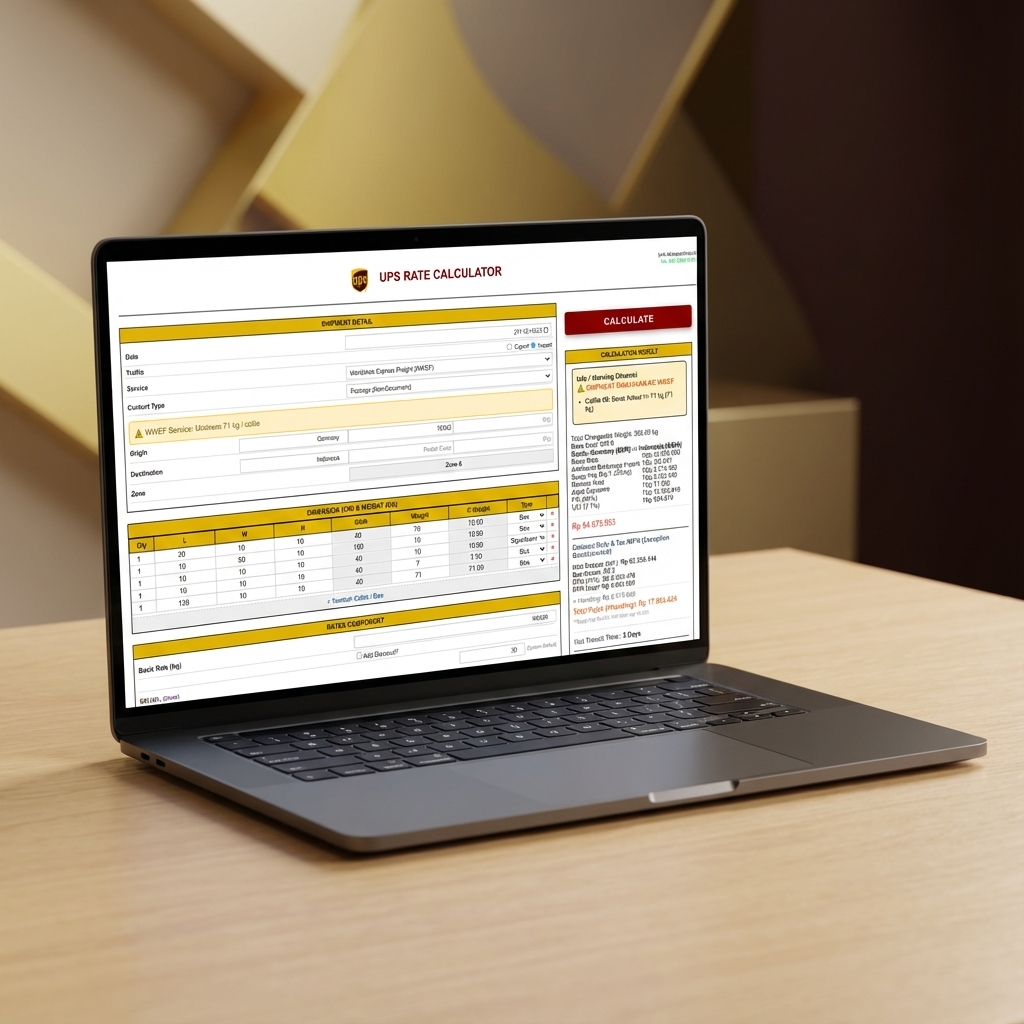 UPS Rate Calculator